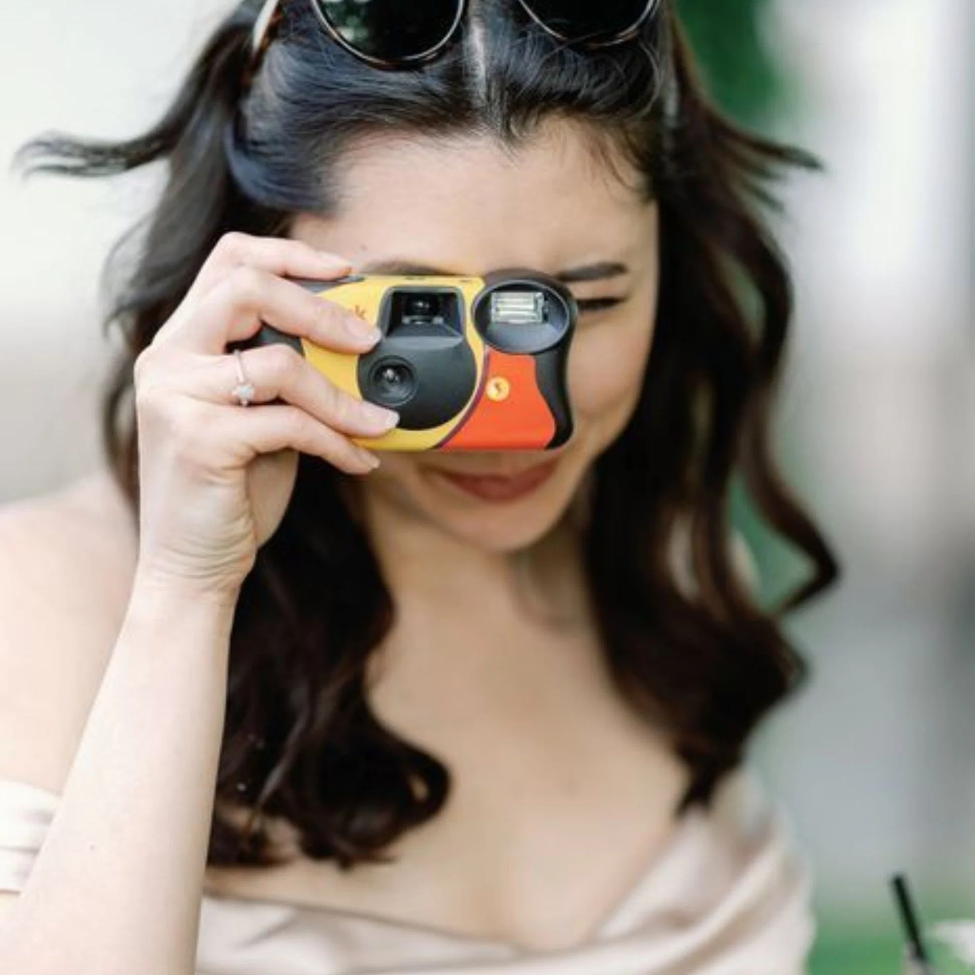 Одноразові камери, як перезарядити або як намотати плівку в kodak funsaver