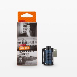 Lomography Earl Grey ISO 100: Черно-белая пленка с винтажным оттенком купить 